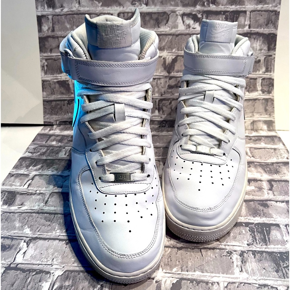 Nike Air Force 1 Mid '07 Triple White Mens Shoe Size 13 315123-111